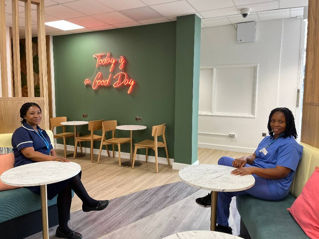 Brand new staff lounges open their doors to hospital heroes