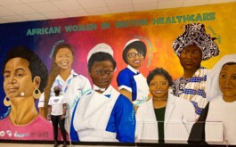 Hospital mural pays tribute to African...